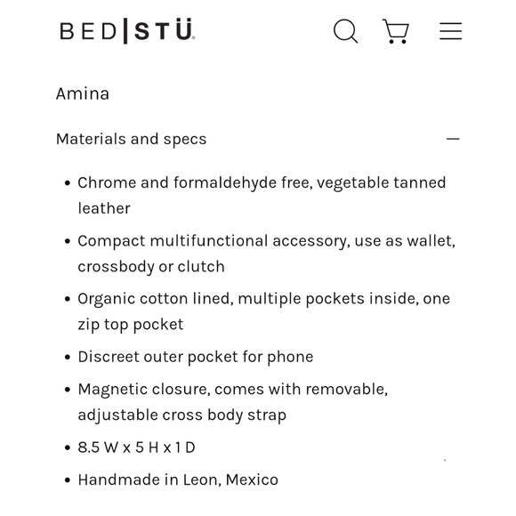 SOLD - BedStu AMINA Convertible Crossbody Wristlet Clutch in Tan Rustic Leather - Picture 10 of 13